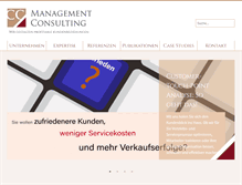 Tablet Screenshot of cc-management.de